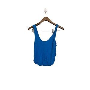Joy Lab Blue Crop Tank Workout Women XS